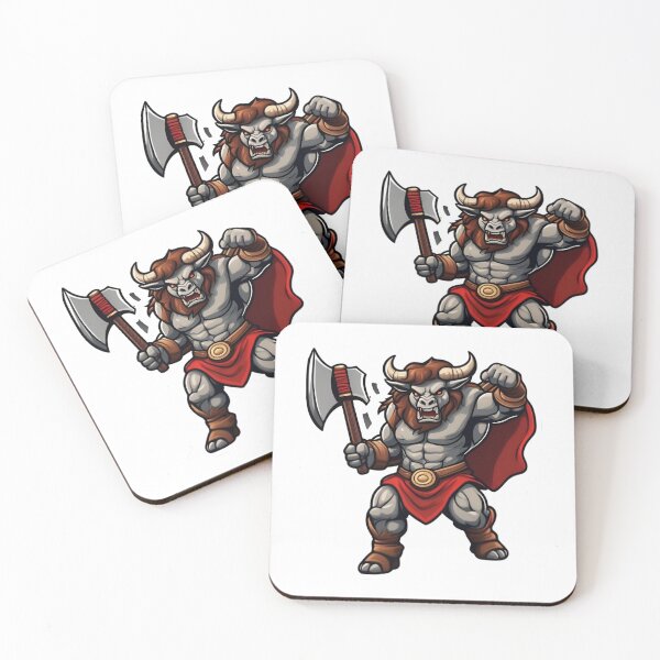 Item preview, AI Generated Sticker of Minotaur designed and sold by My Artprintz.