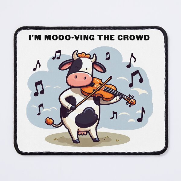 Item preview, Moooving the crowd designed and sold by Ninjacatoff.