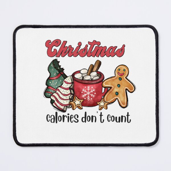 Item preview, Retro Christmas Calories Don't Count Hot Chocolate Gingerbread Man designed and sold by coopercreekco.
