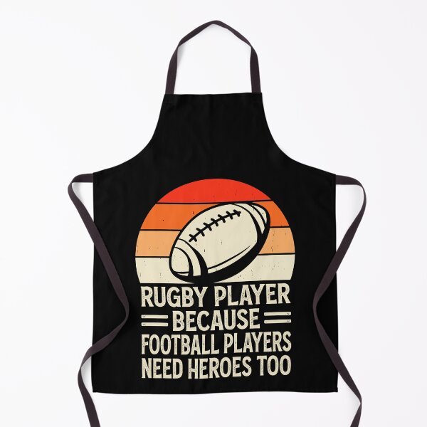 Item preview, Rugby Player Because Football Players Need Heroes Too - Funny Rugby Retro designed and sold by naworas.