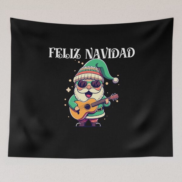 Item preview, Feliz Navidad Santa designed and sold by SeasonXpress.