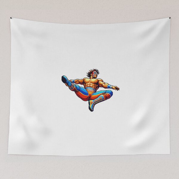 Item preview, Flying Luchador Champion Professional Wrestler Warrior Fighter designed and sold by kylmllr101684.