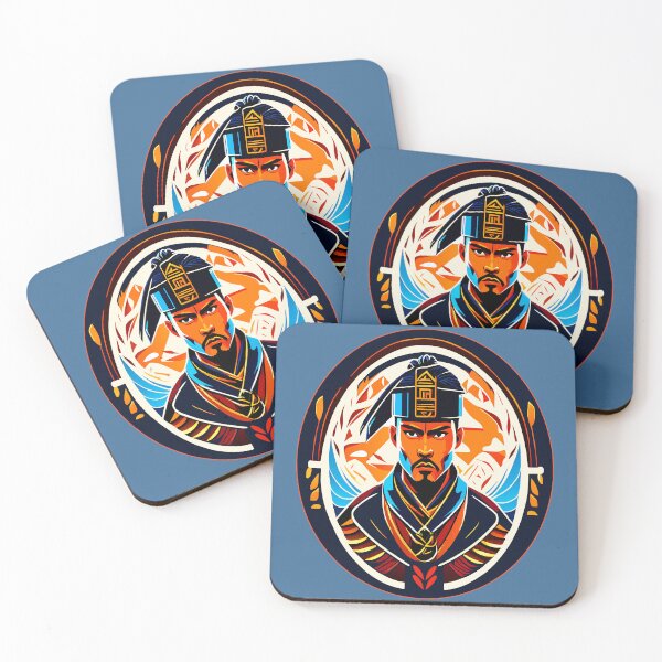 Item preview, Portrait of Asian man in traditional clothing designed and sold by AgarutanPrint.