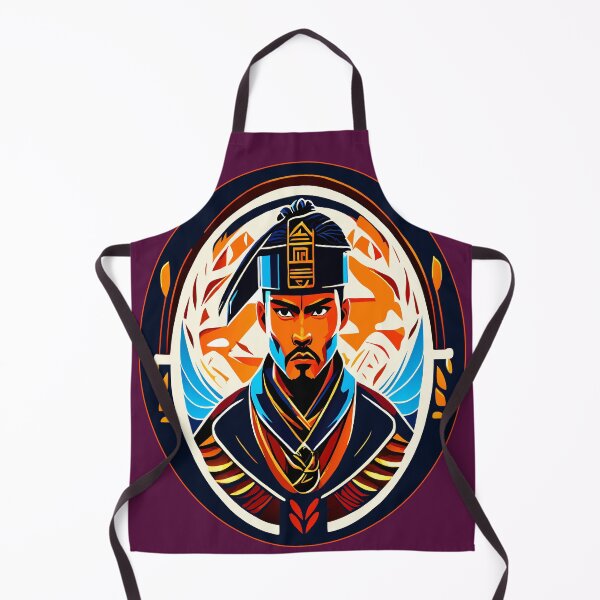 Item preview, Portrait of Asian man in traditional clothing designed and sold by AgarutanPrint.