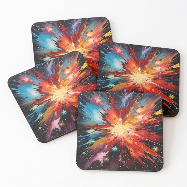 Item preview, Explore "Simplistic & Minimalistic Star Collision Art" designed and sold by ArtificialGenes.