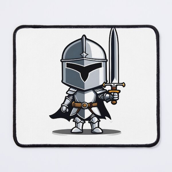 Item preview, AI Generated Sticker Mini Character Knight designed and sold by My Artprintz.