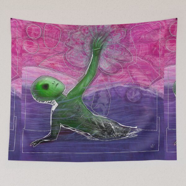 Item preview, Light Bringer Green Print designed and sold by Brain Dead Philosophy .