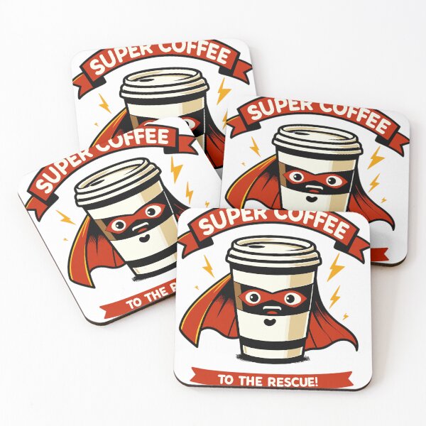 Item preview, Super coffee to the rescue designed and sold by LongIslandDesgn.