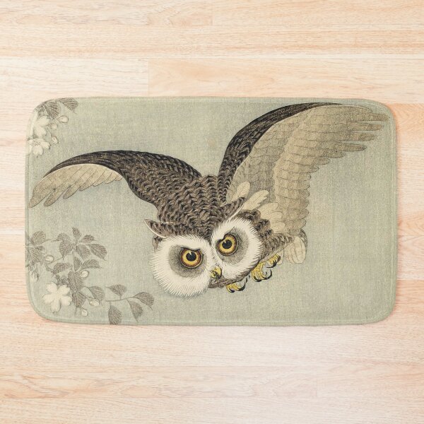 Item preview, HD. Cherry Blossoms and Owl, by Ohara Koson. HIGH DEFINITION designed and sold by MINDTHECHERRY.