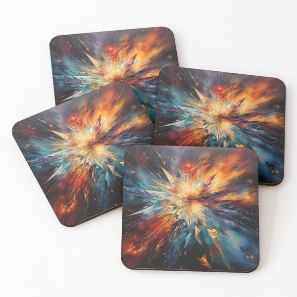 Item preview, Explore "Simplistic & Minimalistic Star Collision Art" designed and sold by ArtificialGenes.