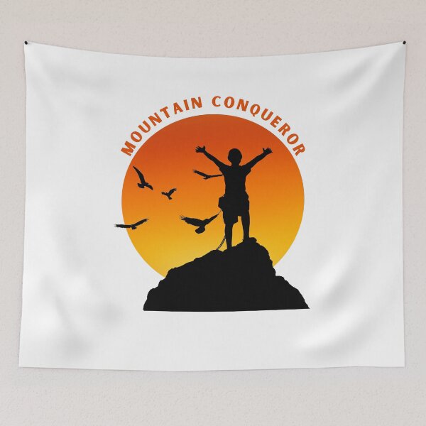 Item preview, Mountain  conqueror, for  people who like mountain climbing designed and sold by GroonSpace.