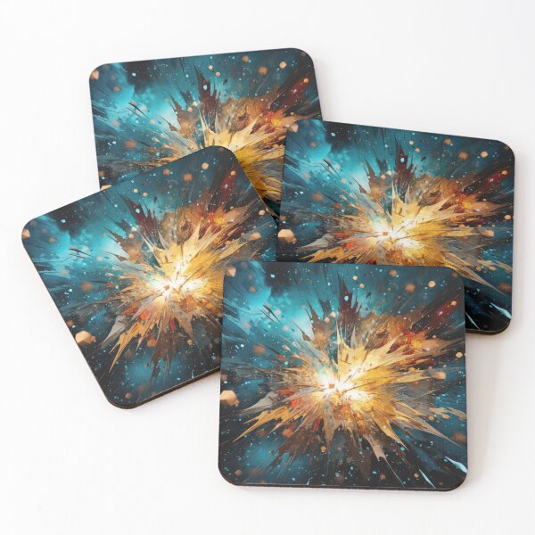 Item preview, Explore "Simplistic & Minimalistic Star Collision Art" designed and sold by ArtificialGenes.