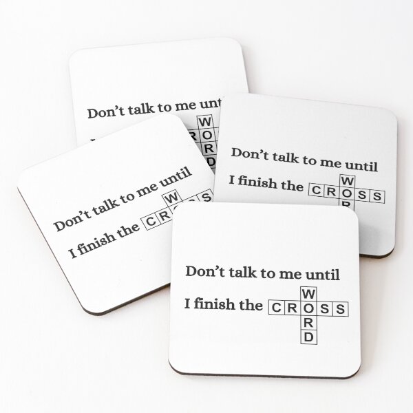 Item preview, don't talk to me until I finish the crossword designed and sold by Hannah Rosen.
