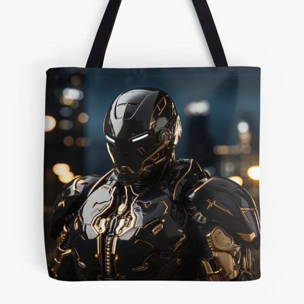 Item preview, strong dark knight digital art armor robot cyborg designed and sold by UILOVE.