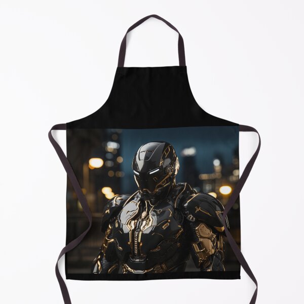 Item preview, strong dark knight digital art armor robot cyborg designed and sold by UILOVE.