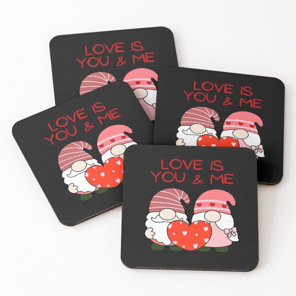 Item preview, Love is you and Me Gnomes for Valentines Day designed and sold by lindab142.