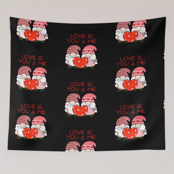 Item preview, Love is you and Me Gnomes for Valentines Day designed and sold by lindab142.