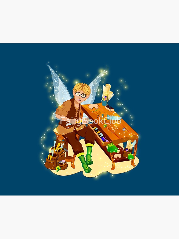 Thumbnail 5 of 5, Shower Curtain, Tommy Tinker's Magical Work Bench designed and sold by FairyBookClub.