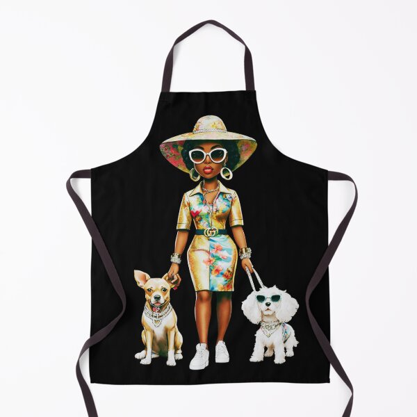Item preview, A Ghanaian girl walking her dog designed and sold by OURBYPRODUCTS.