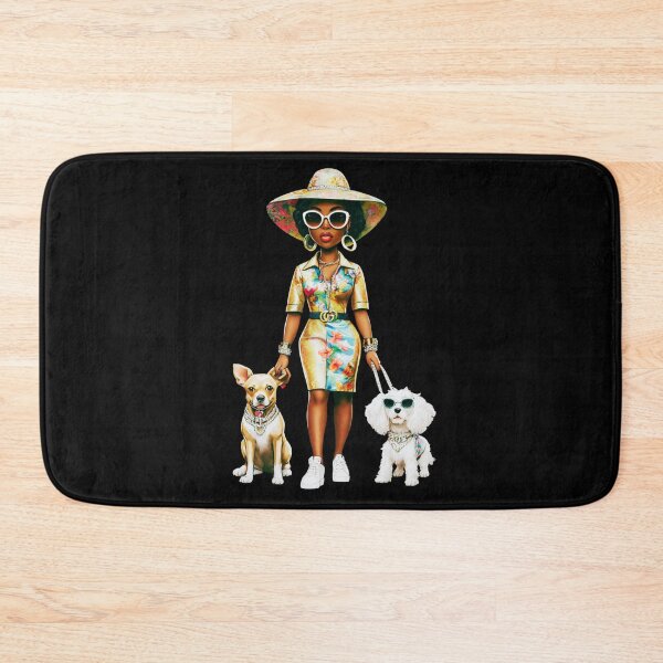 Item preview, A Ghanaian girl walking her dog designed and sold by OURBYPRODUCTS.