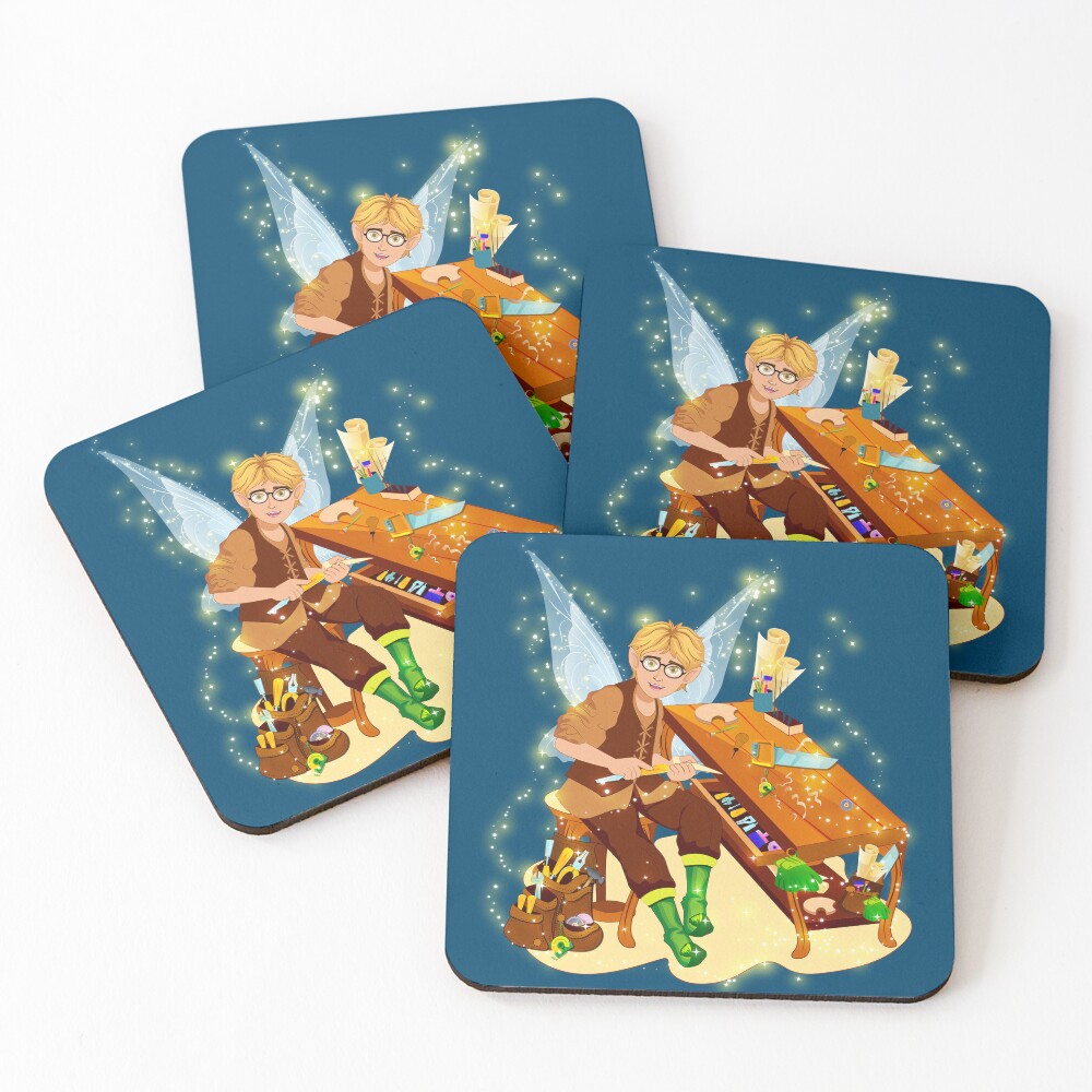 Item preview, Coasters (Set of 4) designed and sold by FairyBookClub.