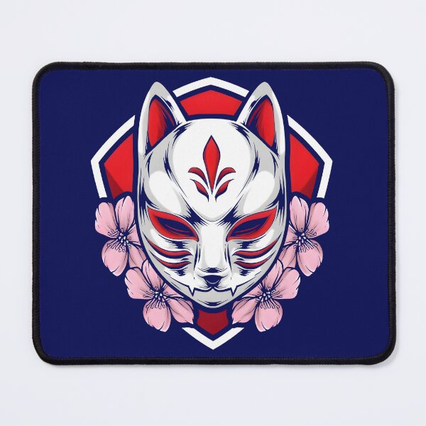 Item preview, Flower Kitsune Mask  designed and sold by MoonRag.