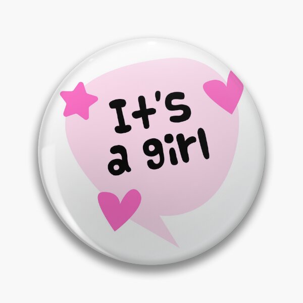 Item preview, Its a girl baby girl babyshower gender reveal designed and sold by CreativaNook.