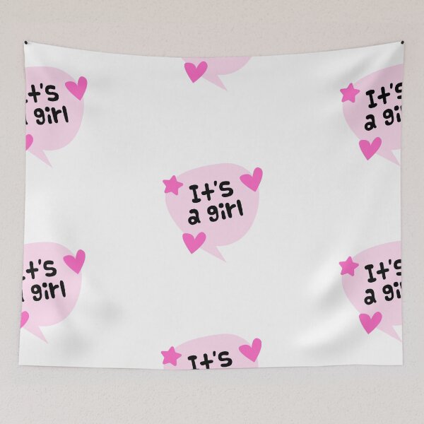 Item preview, Its a girl baby girl babyshower gender reveal designed and sold by CreativaNook.
