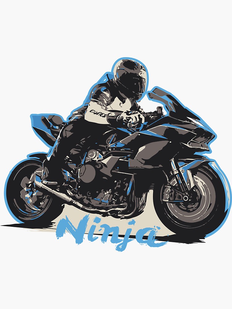 Ninja H2r Stickers for Sale | Redbubble