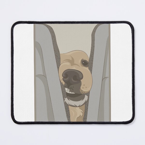 Item preview, Dog Squeezing In Between Seats designed and sold by am12400.