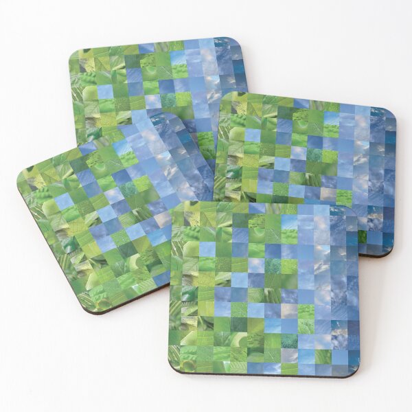 Item preview, Sky and Leaf Mosaic - Original Abstract Photography - Large Grid designed and sold by SageFolio.