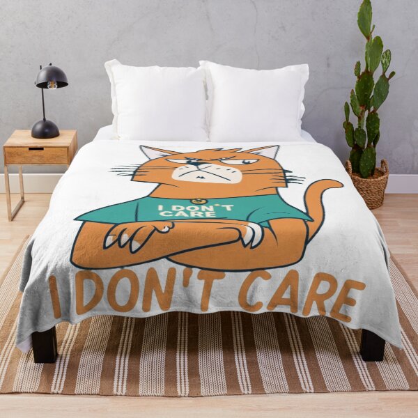 Item preview, Cat i don't care designed and sold by LuckyFamily.