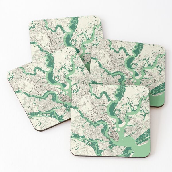Item preview, Charleston Street Map designed and sold by mapsbymo.