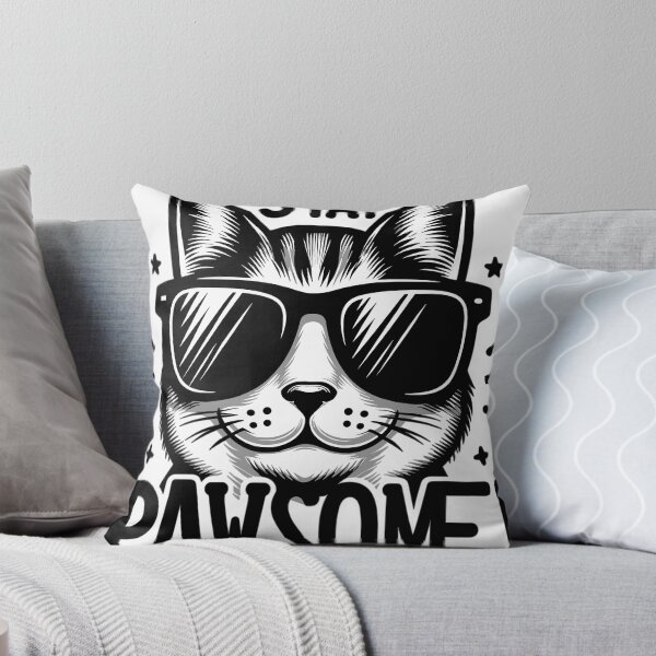 Item preview, Stay Pawtastic - Cat in Sunglasses designed and sold by LongIslandDesgn.