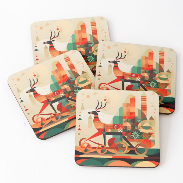Item preview, Geometric Reindeer: Christmas Edition designed and sold by RxU3.