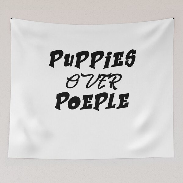 Item preview, Puppies Over People Shirt | Best Friend Gift Idea | Shirt With Saying | Funny Saying | Dog Lover Tee | Dog Lover Gift | Girlfriend Gift designed and sold by Noussairox.