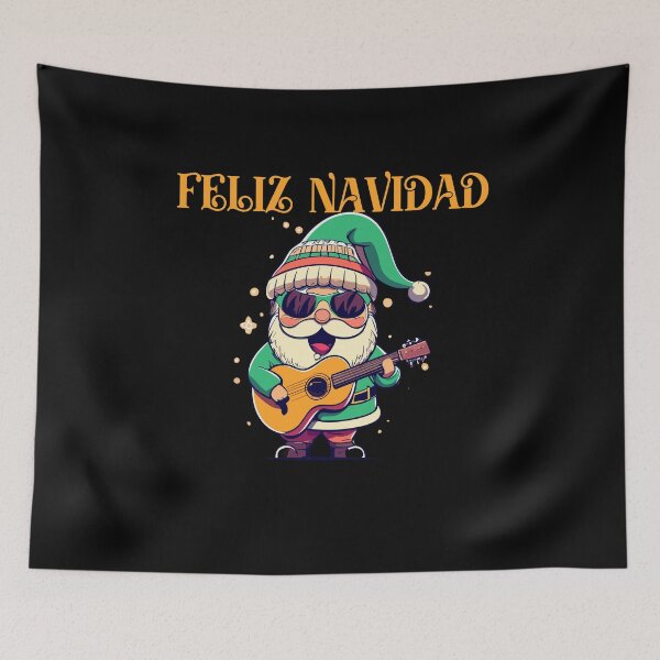 Item preview, Feliz Navidad Santa designed and sold by SeasonXpress.