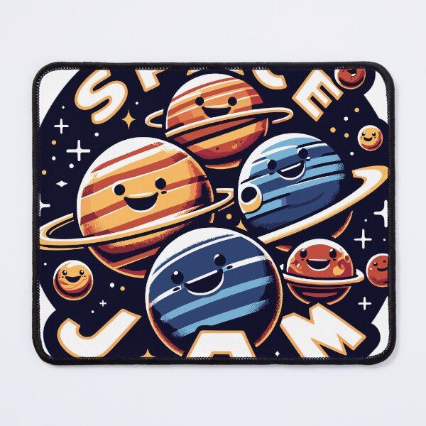 Item preview, Space jam among planets designed and sold by LongIslandDesgn.