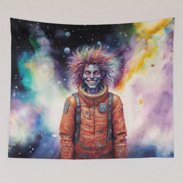 Item preview, Galactic Voyager Portrait - Space Adventure Artwork designed and sold by RevGens.