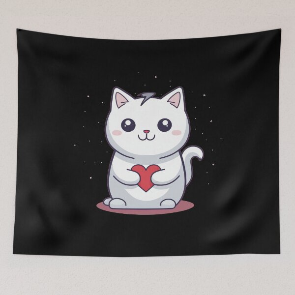 Item preview, Cat Got Your Heart? designed and sold by Poodoo.