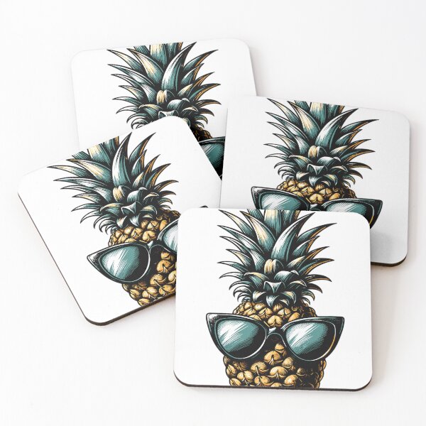 Item preview, Cool pineapple with sunglasses designed and sold by LongIslandDesgn.