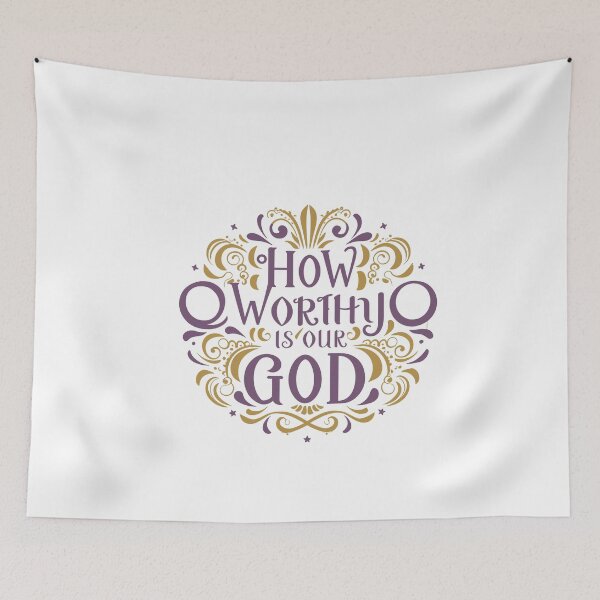 Item preview, How Worthy Is Our God 15 designed and sold by HahaHandlesHub.