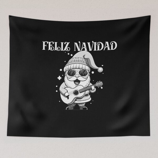 Item preview, Feliz Navidad Santa designed and sold by SeasonXpress.