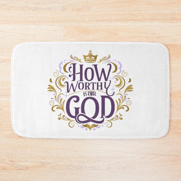 Item preview, How Worthy Is Our God 14 designed and sold by HahaHandlesHub.