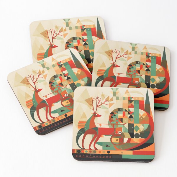 Item preview, Geometric Reindeer: Christmas Edition designed and sold by RxU3.