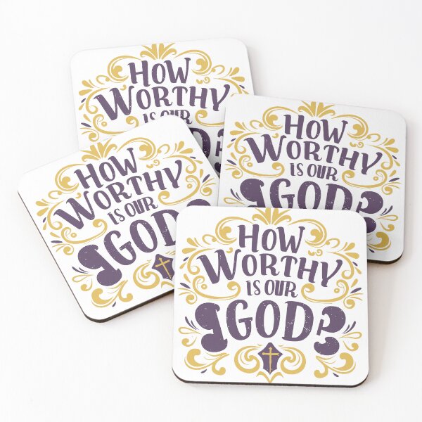 Item preview, How Worthy Is Our God 13 designed and sold by HahaHandlesHub.