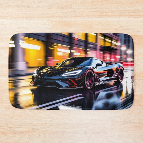 Item preview, Speeding Black Sports Car designed and sold by Design-Illusi0n.