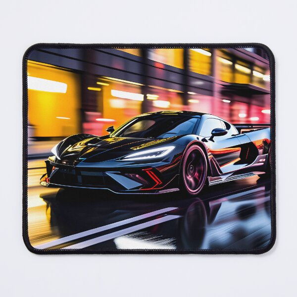 Item preview, Speeding Black Sports Car designed and sold by Design-Illusi0n.