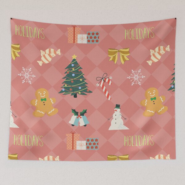 Item preview, Holidayss themed pattern designed and sold by Anannya Mondal.