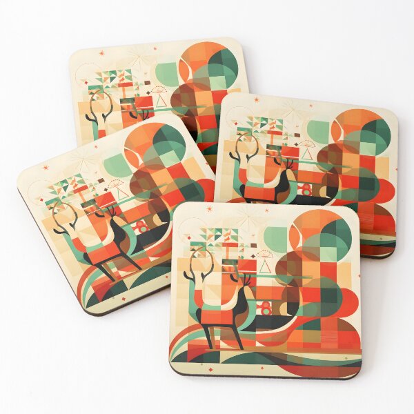 Item preview, Geometric Reindeer: Christmas Edition designed and sold by RxU3.